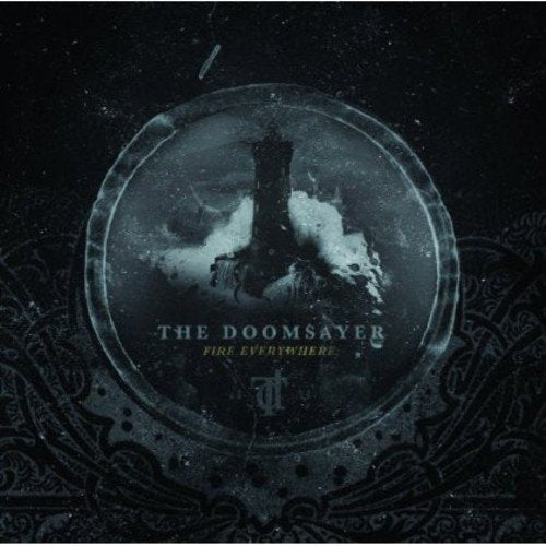 CD cover for "Fireeverywhere" by The Doomsayer, featuring a dark, silhouetted figure.