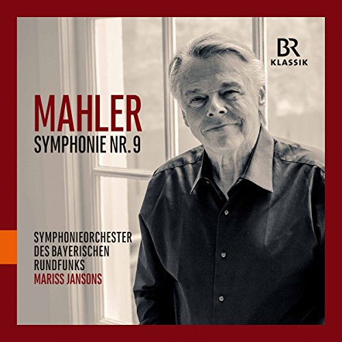 CD cover with a black-and-white photo of Mariss Jansons, surrounded by red border.
