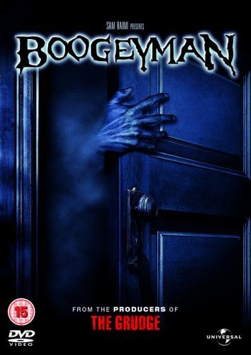 DVD cover for horror film "Boogeyman" with a hand reaching from a door.