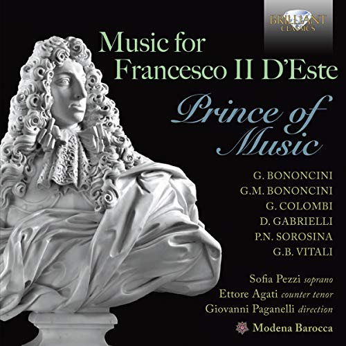 "CD cover with marble statue and text on a black background."