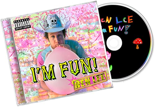 CD case for "I'm Fun!" by Ben Lee, with colorful, playful design.