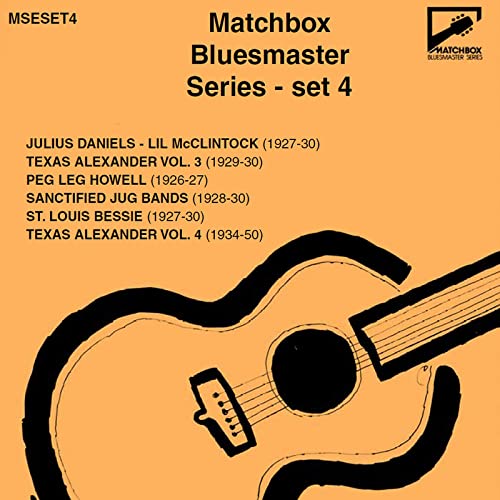 CD cover for “Matchbox Bluesmaster Series Vol. 4” with acoustic guitar.