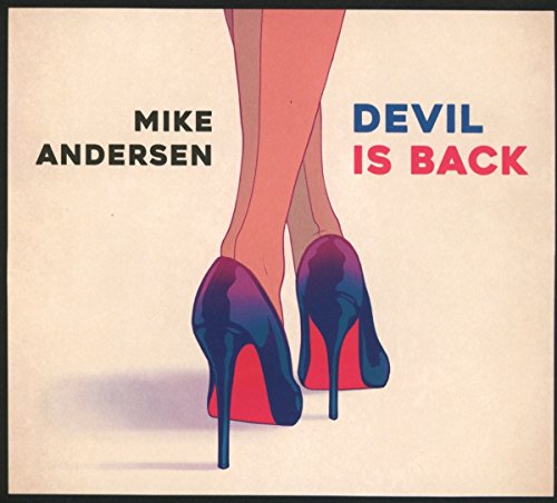 CD cover art: legs in high heels with text "Mike Andersen - Devil is Back".