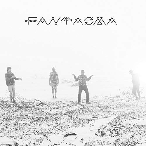 Vinyl album cover: band Fantasma in a foggy, desolate landscape.