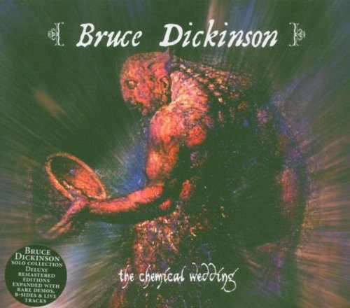 Album cover with a man holding a bowl, surrounded by a gold frame.