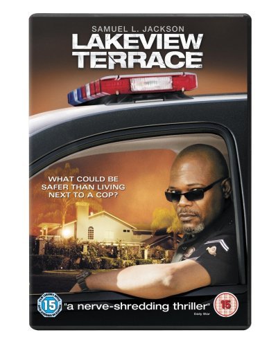 Lakeview Terrace DVD cover featuring Samuel L. Jackson and a house.