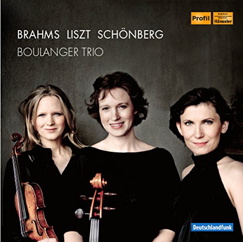 CD cover featuring three women in black, one holding a violin, against a dark background.