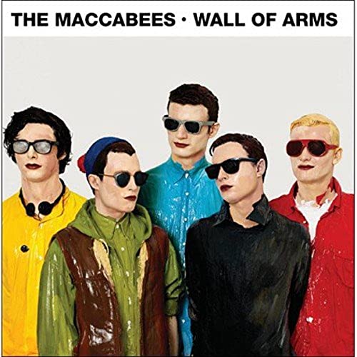Album cover for The Maccabees’ “Wall Of Arms” featuring five people in sunglasses.