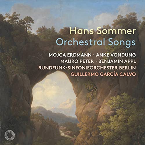 CD cover with a landscape painting and text listing performers.