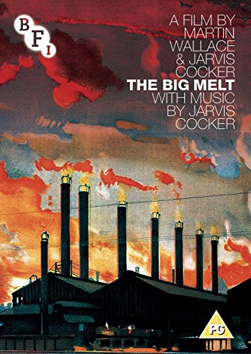 DVD cover for “The Big Melt” depicting industrial smokestacks and fiery sky.