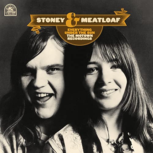 Stoney & Meatloaf album cover featuring two smiling people with long hair.