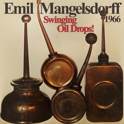 Album cover featuring oil cans and a pan, titled "Swinging Oildrops!".
