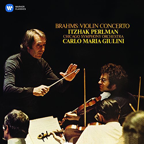 CD cover featuring a conductor and violinist performing with an orchestra.