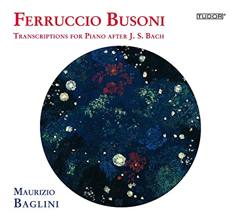 CD cover for Busoni/Bach transcriptions by Maurizio Baglini, abstract art.