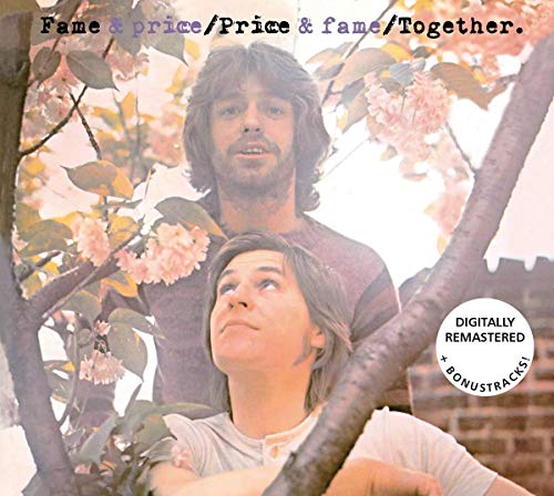 CD cover featuring portraits of two men amongst blossoming branches.