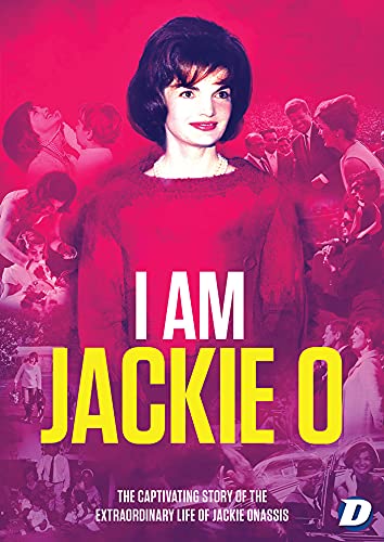 DVD cover featuring Jacqueline Kennedy Onassis with blurred figures behind her.