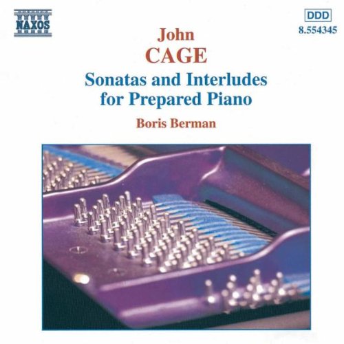 CD cover with a prepared piano image, white background, and blue Naxos logo.