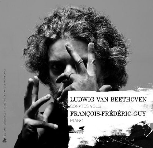 Black and white CD cover featuring a man with hands covering his face.