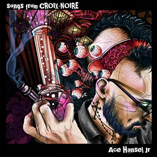 Album cover for Ace Hansel Jr. featuring surreal, colorful artwork.