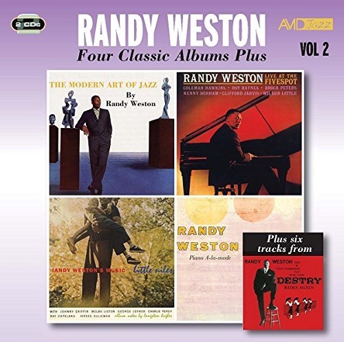 CD cover for Randy Weston’s "Four Classic Albums Plus" jazz compilation.