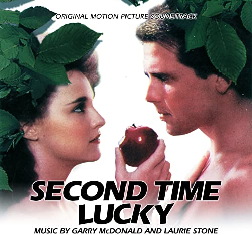 CD cover featuring Garry McDonald and Laurie Stone with an apple.