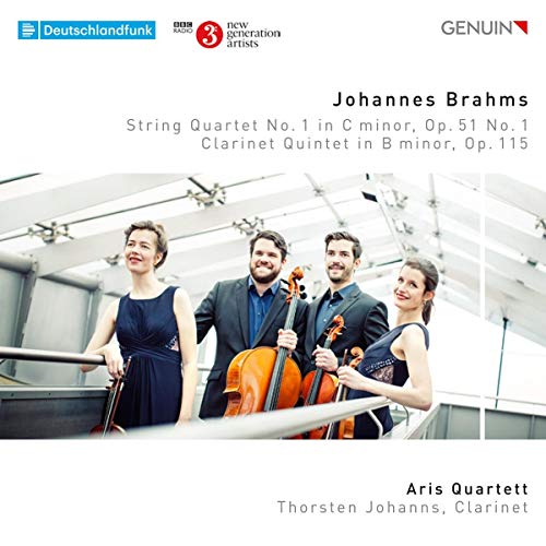 CD cover featuring the Aris Quartett and clarinettist Thorsten Johanns.