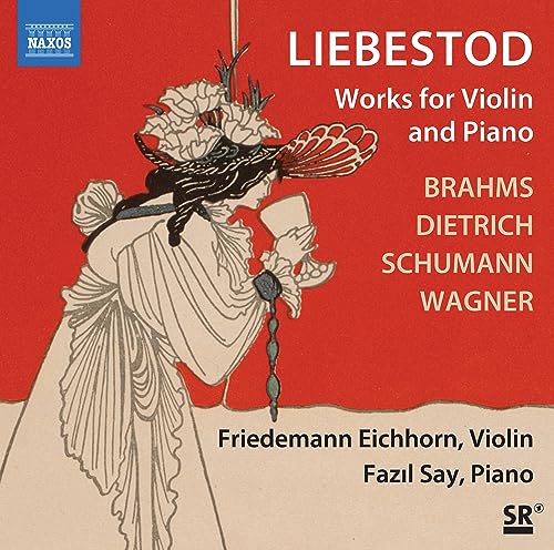 CD cover: Art Nouveau illustration of a woman with violin and text.