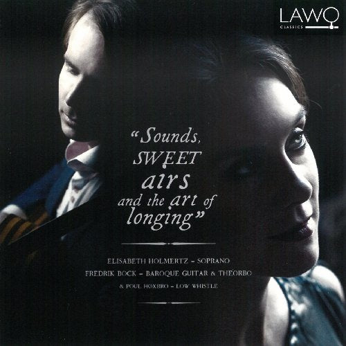 CD cover featuring a man and woman, with text overlay, against a dark background.