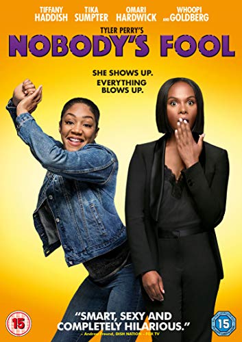DVD cover for "Nobody's Fool" featuring Tika Sumpter and Tiffany Haddish.
