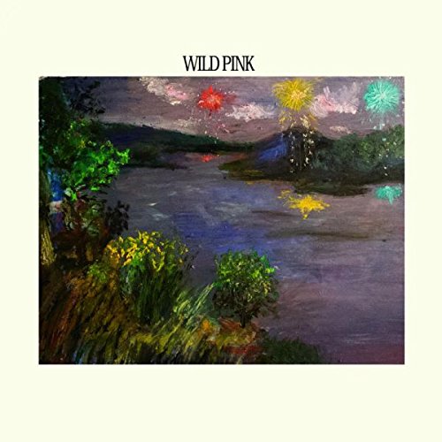 Album cover art featuring a serene river landscape with vibrant fireworks exploding in the sky.
