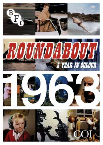 DVD cover for “Roundabout: A Year In Colour 1963” with collage imagery.