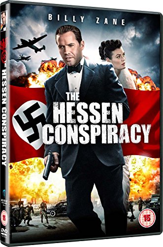DVD case for "The Hessen Conspiracy" with Billy Zane in a tuxedo holding a gun.