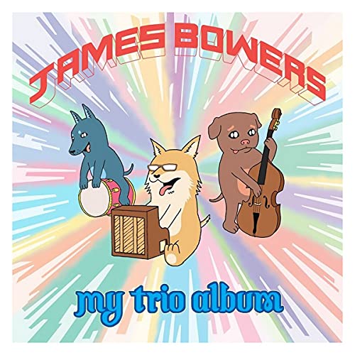 CD cover: cartoon dogs playing instruments against a rainbow burst.