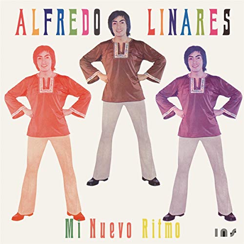 Album cover for Alfredo Linares’ “Mi Nuevo Ritmo” featuring repeated portrait.