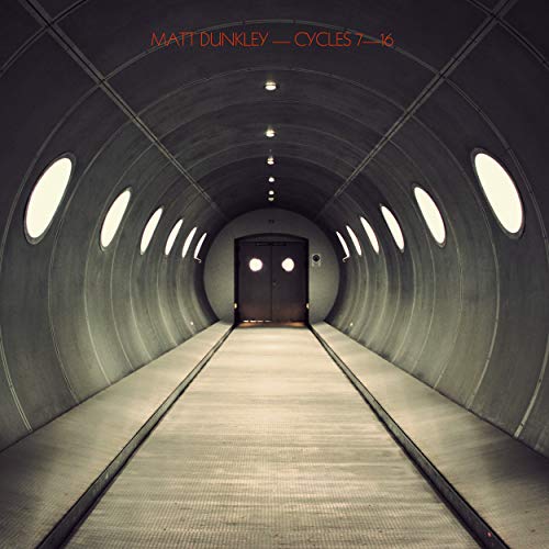 CD cover for Matt Dunkley’s “Cycles 7-16” featuring a tunnel interior.