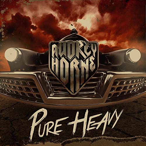 CD cover: car grill with “Horneaudrey” and “Pure Heavy” text.