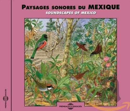 CDCB CD cover with a purple border and illustration of colorful tropical birds.