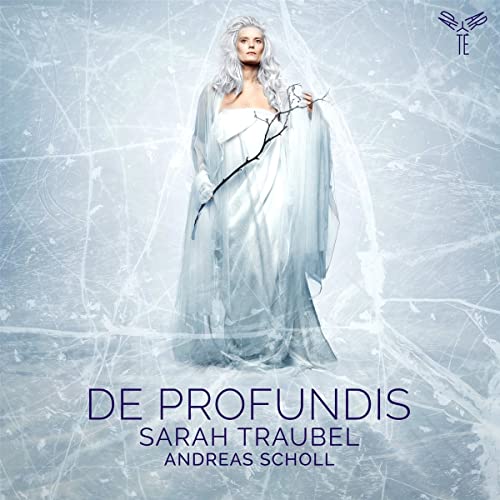 CD cover: woman in white gown holding a branch, icy blue tones.
