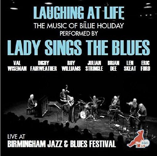 "CD cover with a band performing on stage, blue and white text."