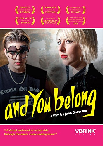 DVD cover for "and You belong" film, featuring two people with bold, yellow title text.