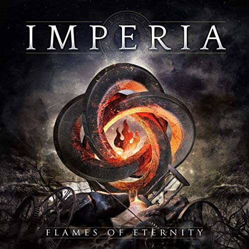 CD cover: swirling flames within a dark, ornate, and abstract design.