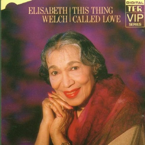 CD cover featuring portrait of Elizabeth Welch, with purple background.