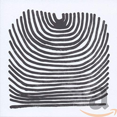 Black curved lines forming a textured, abstract pattern on a white background.