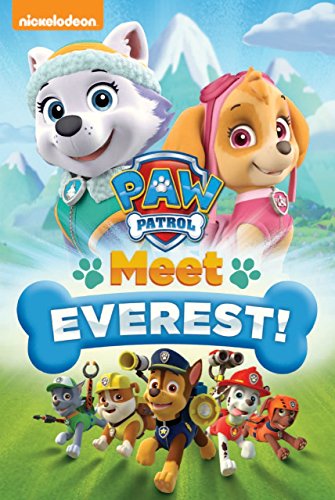 “Paw Patrol” DVD cover featuring Everest and other puppy characters.