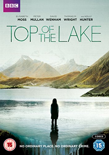 DVD cover for "Top of the Lake" with a woman standing in a lake.