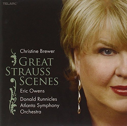 "CD cover with a blonde woman's face and text listing performers and orchestra."