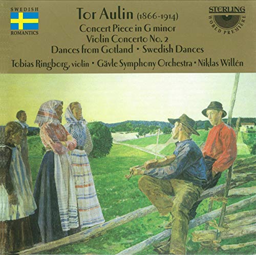 CD cover featuring a painting of people in traditional Swedish clothing.