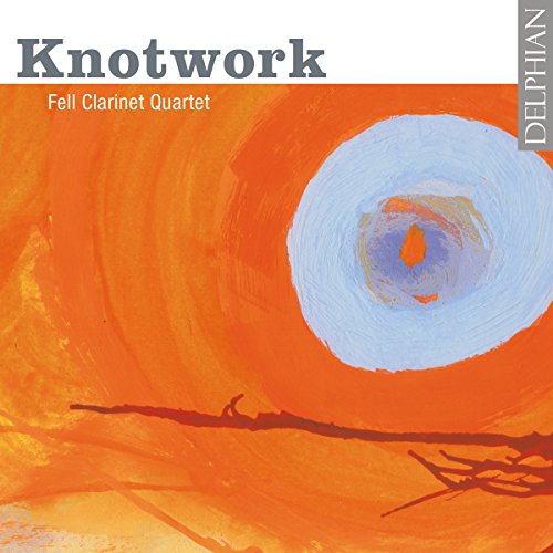 CD cover with orange background, blue circle, and dark branch, titled "Knotwork".
