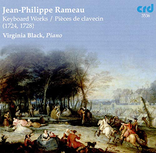 CD cover for Rameau’s keyboard works featuring an 18th-century pastoral scene.