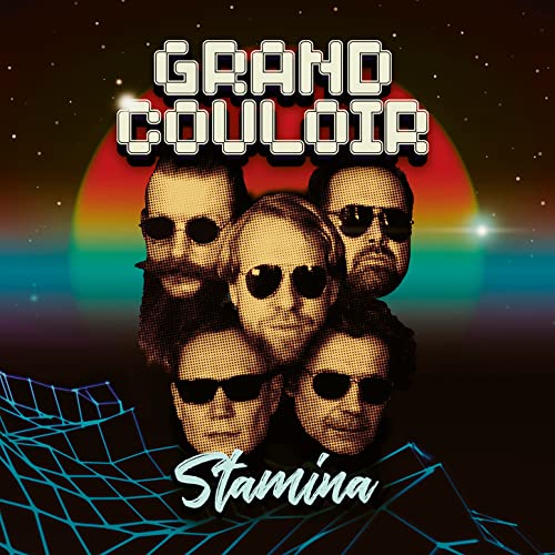 CD cover for Grand Couloir’s “Stamina” featuring a band portrait.